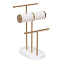 Jewellry holder Wild Romance, white/gold color, H31x20x20cm