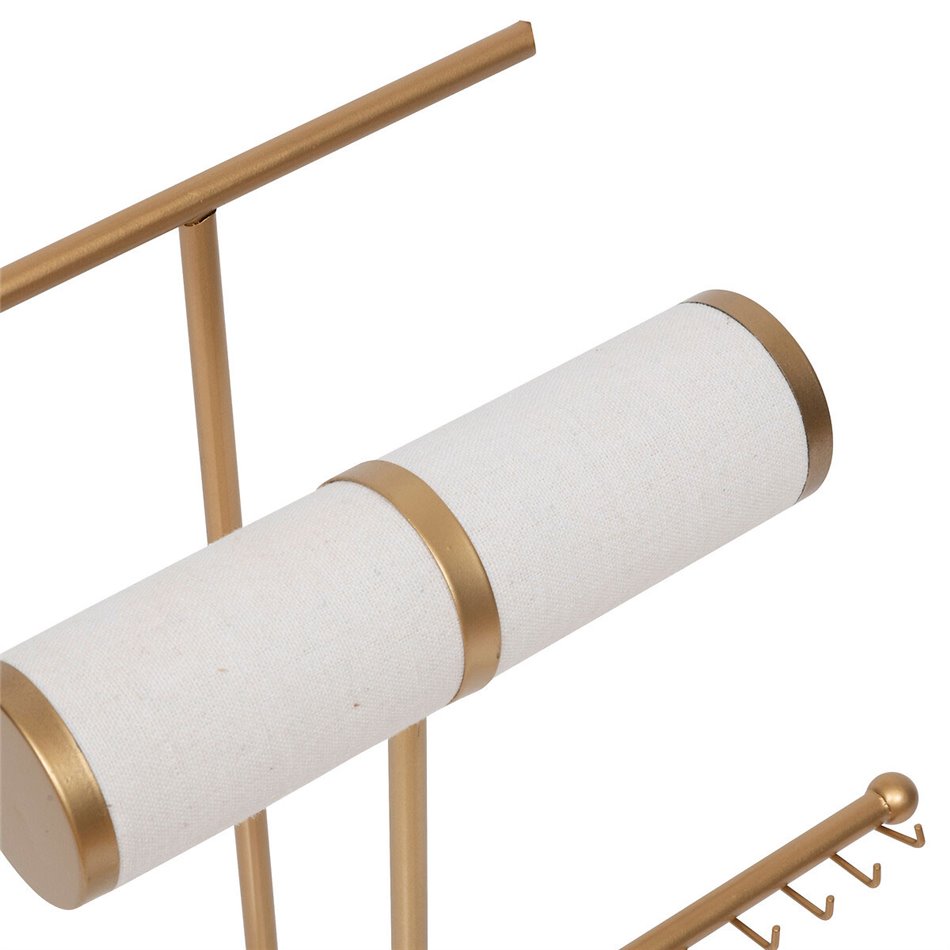 Jewellry holder Wild Romance, white/gold color, H31x20x20cm