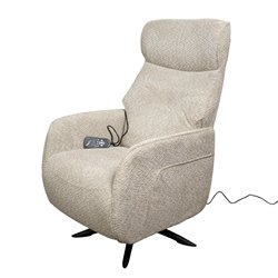Electric recliner Vendi 23, beige, H113x88.5x70cm