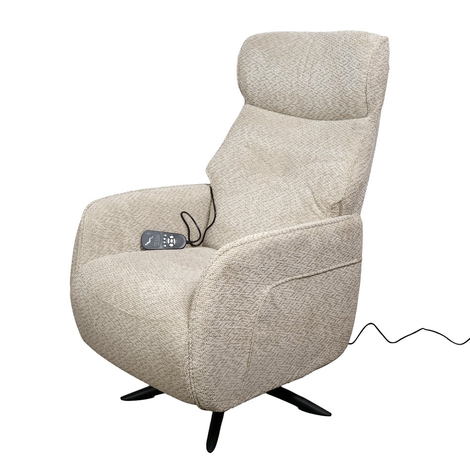 Electric recliner Vendi 23, beige, H113x88.5x70cm