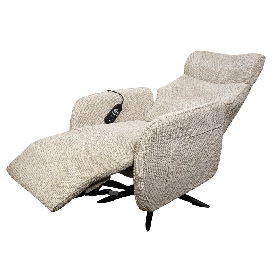 Electric recliner Vendi 23, beige, H113x88.5x70cm