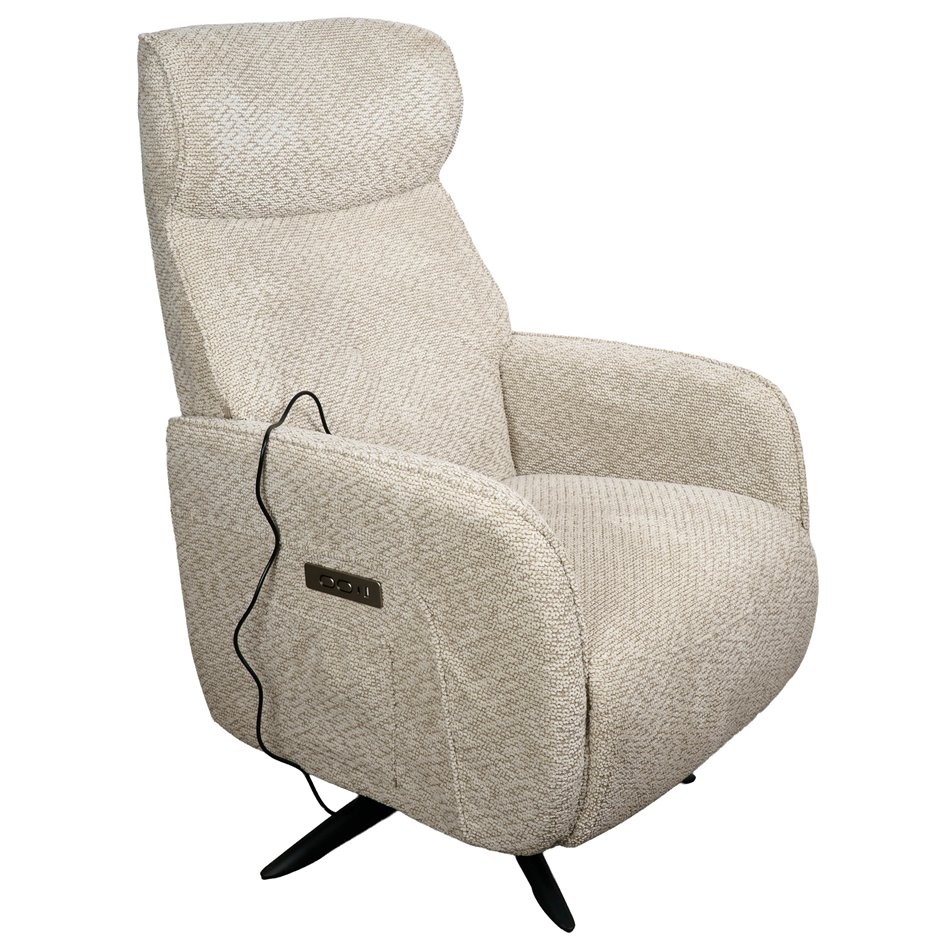 Electric recliner Vendi 23, beige, H113x88.5x70cm