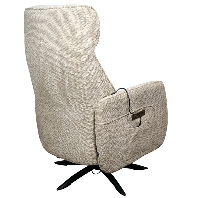Electric recliner Vendi 23, beige, H113x88.5x70cm