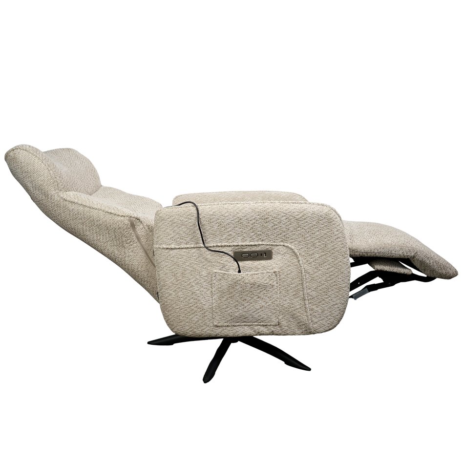 Electric recliner Vendi 23, beige, H113x88.5x70cm