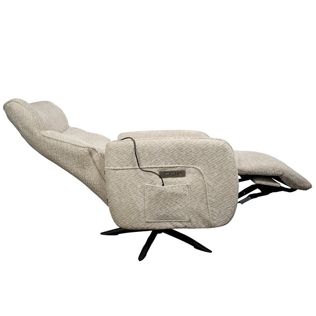 Electric recliner Vendi 23, beige, H113x88.5x70cm