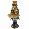 Decorative figure Monkey with tray, H40x24x16cm
