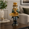 Decorative figure Monkey with tray, H40x24x16cm