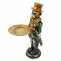 Decorative figure Monkey with tray, H40x24x16cm