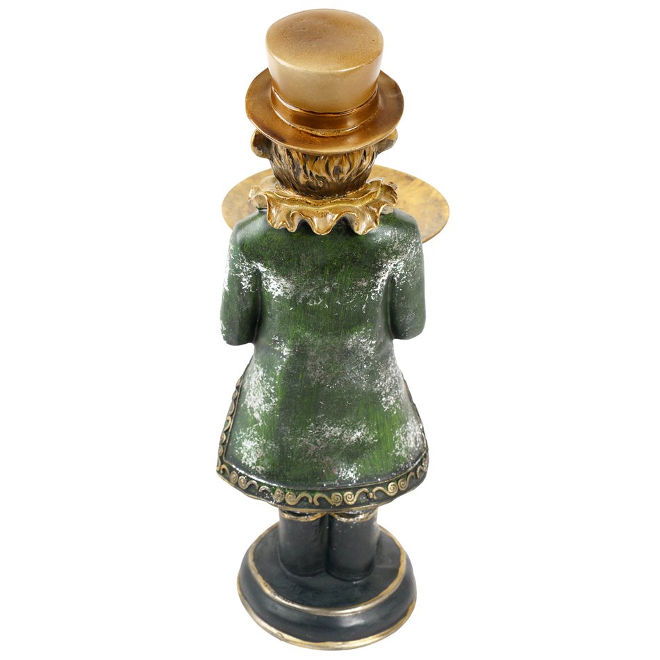 Decorative figure Monkey with tray, H40x24x16cm