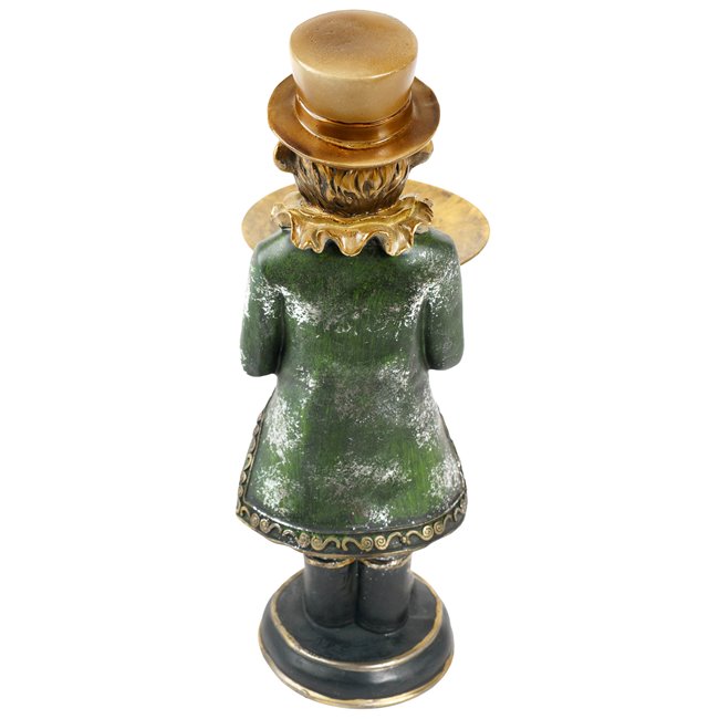 Decorative figure Monkey with tray, H40x24x16cm