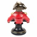Decorative figurine Mr dog with card box, H18.5x14x13cm