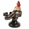 Decorative figurine Mr chicken with card box, H18x14x14cm