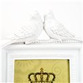 Photoframe Love birds PK, white, 10x15cm photograph, H25x15.5x3cm