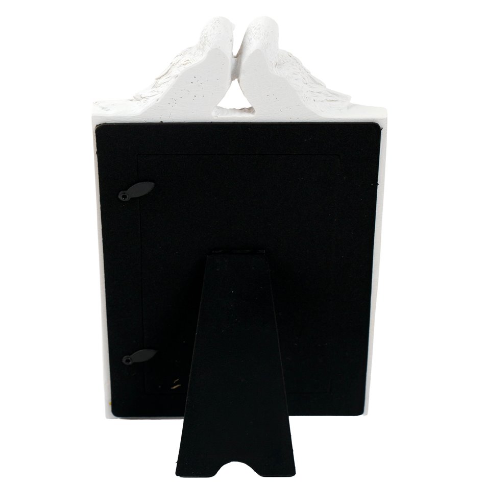 Photoframe Love birds PK, white, 10x15cm photograph, H25x15.5x3cm
