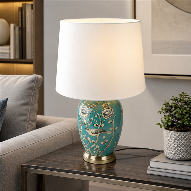 Table lamp Narken, H26cm, D20cm, E27 60W(MAX)
