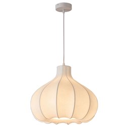 Pendant lamp Calle white, H35cm, D50cm, E27 40W(MAX)