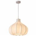 Pendant lamp Calle white, H35cm, D50cm, E27 40W(MAX)