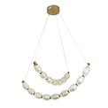 Pendant lamp Sailly, brass color, D64cm, LED 38W, 3000K/4000K/6000K