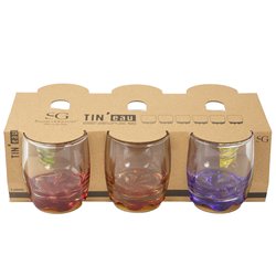 Tumbler Tin'eau, set 6 pcs., 310ml, H8.8cm, D7.2cm