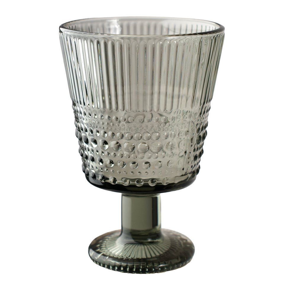 Wine glass Bulle Joa, grey, 230ml, H12.8cm, D8.7cm