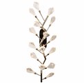 Wall lamp Jasseron gold, transparent/gold color, 25x65cm, LED 16W, 3000K