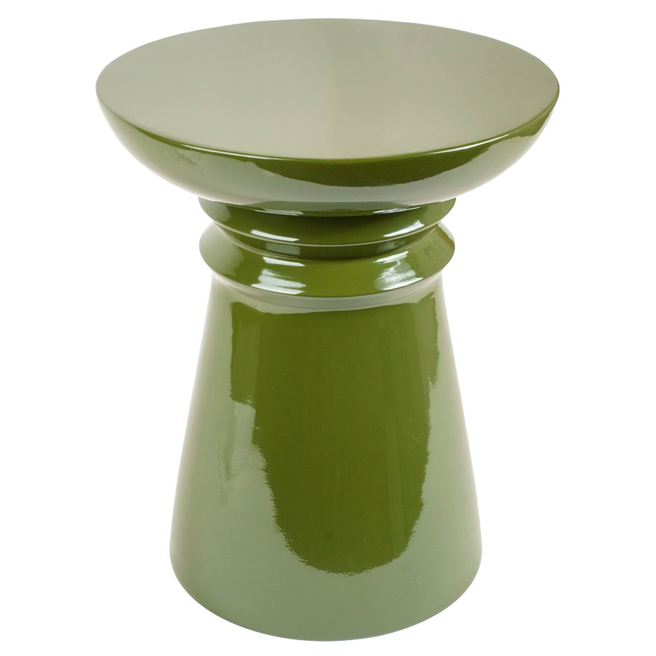 Coffee table TOTEM JAYA MTD, steel, green, D38cm H43cm