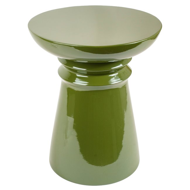 Coffee table TOTEM JAYA MTD, steel, green, D38cm H43cm