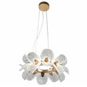 Pendant lamp Smilroure 60, transparent/gold color, D60cm, LED 80W, 3000K/4000K/6000K, 5040lm