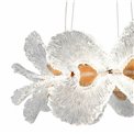 Pendant lamp Smilroure 60, transparent/gold color, D60cm, LED 80W, 3000K/4000K/6000K, 5040lm