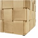 Bench with storage box Montrelle L, taupe, velvet, H44x41x41cm