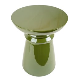 Coffee table TOTEM JAYA MTD, steel, green, D38cm H43cm