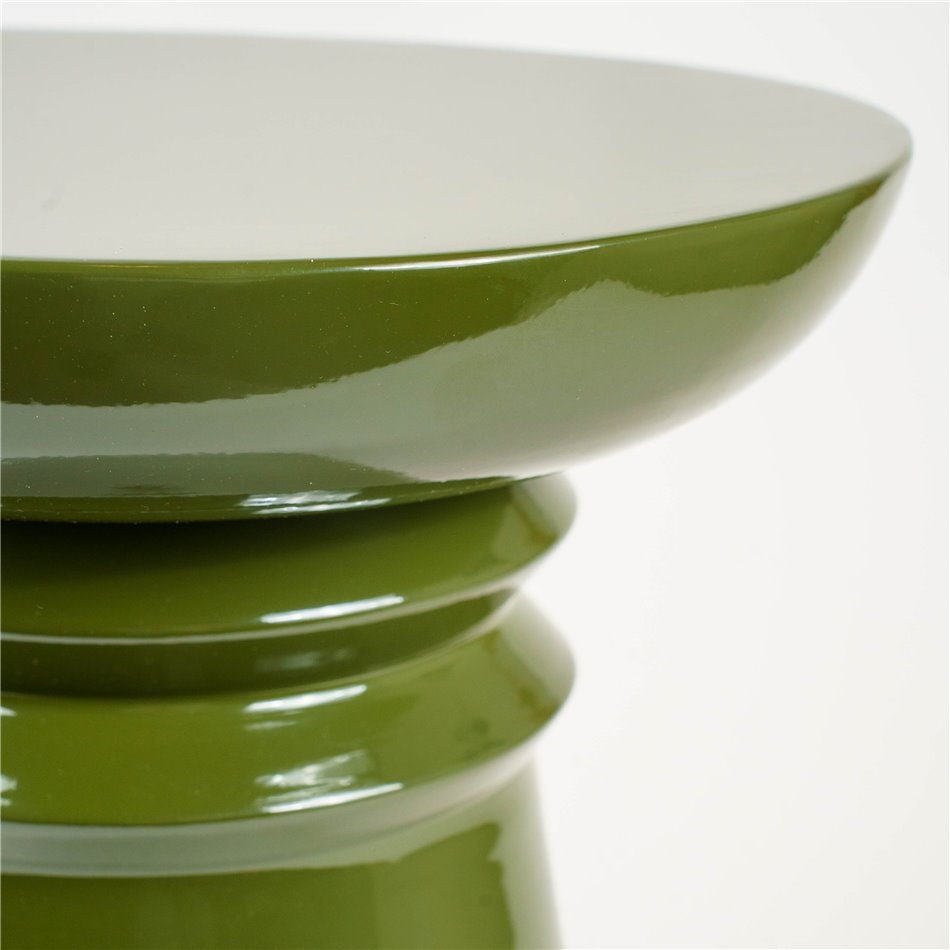 Coffee table TOTEM JAYA MTD, steel, green, D38cm H43cm