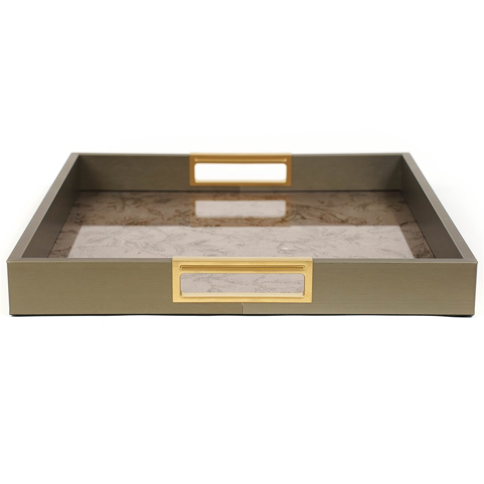 Decorative tray Fellow L square, 33x33cm H4.1cm