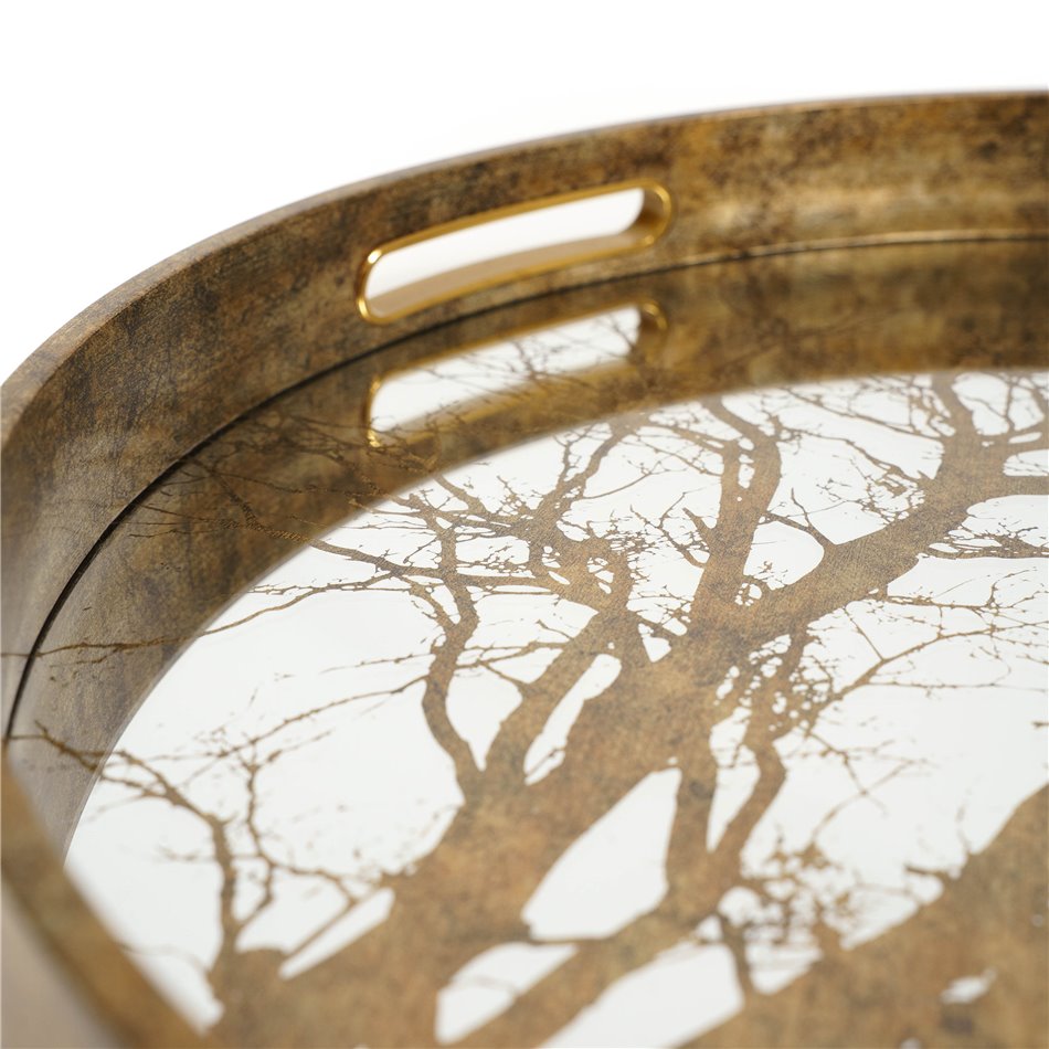 Decorative tray Fromer L, D39.5cm H4cm