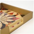 Decorative tray Fussy M square, 30.2x30.2cm H4cm