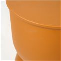 Coffee table TOTEM Palomba, steel, ochre, D31cm H41.8cm