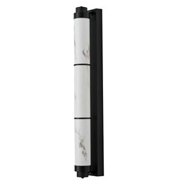Wall lamp Adro black, H8x88x13.6cm, LED 38W, 3000K, 1400lm