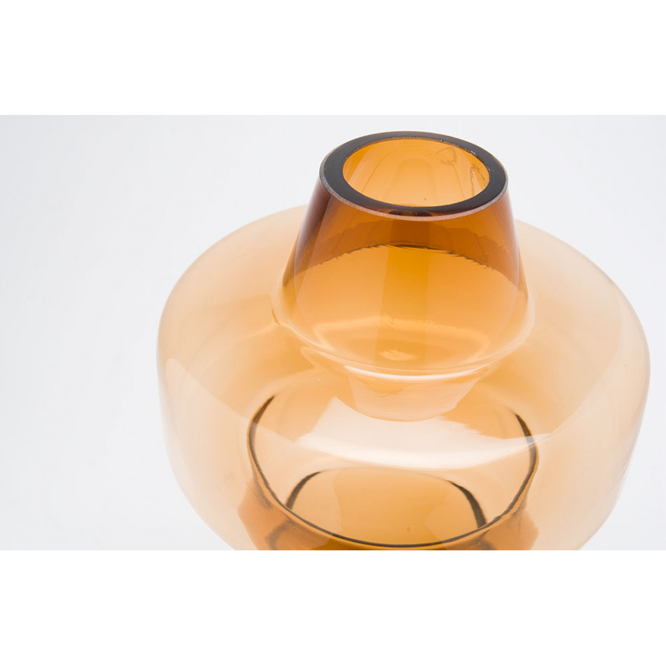 Vase, glass, D15x24cm