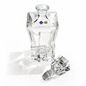 Crystal decanter with lid Crack, 900 ml, H28.5x11.2x11.2cm