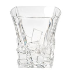 Хрустальный стакан для виски Crack, 310ml, H10.2x9.28x9.28cm