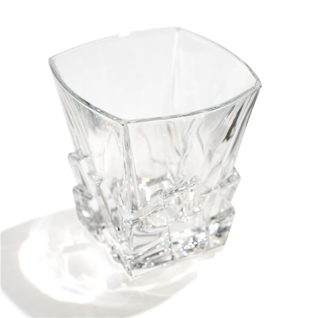 Crystal tumbler Crack, 310ml, H10.2x9.28x9.28cm