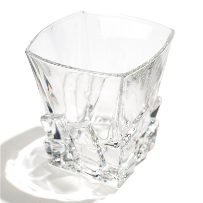 Crystal tumbler Crack, 310ml, H10.2x9.28x9.28cm