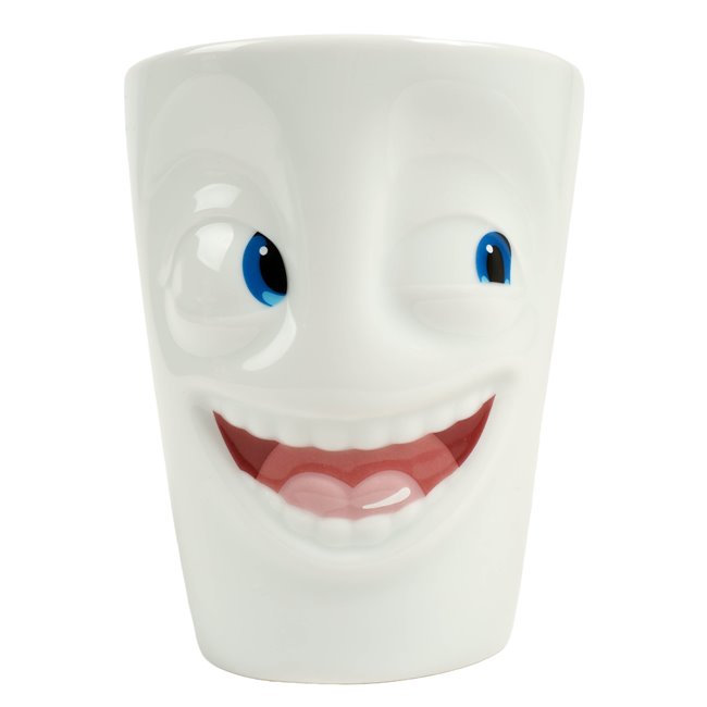 Mug with handle Joking, 350ml, H19cm, D9cm