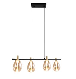 Pendant lamp Rigonda amber P4, H31-175x25.1x120cm, LED 20W, 3000K, 2700lm