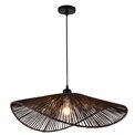 Pendant lamp Molnari 1L, black/brown, H23-130x62x59cm, E27 40W(MAX)