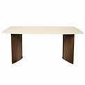 Dining table Otilia, ceramic/walnut veneer/MDF/metal, 180x89cm H76cm