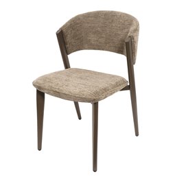 Dining chair Oliveri 8 mink, brown/coffee color, H80.5x51x59cm
