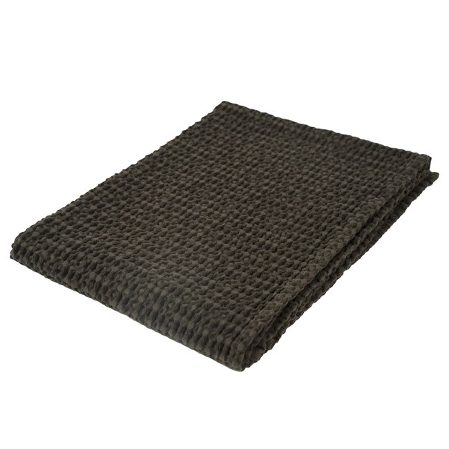 Cotton towel Honey comb, antracite, 50x100cm, 350g/m2