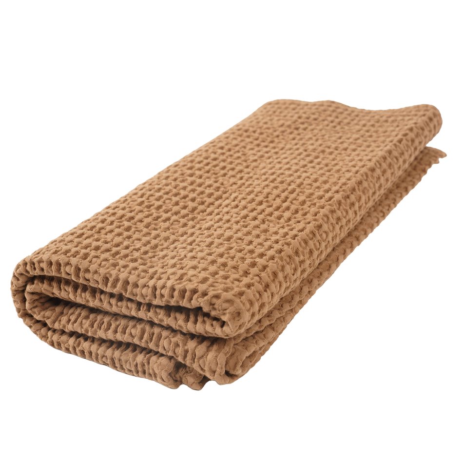 Cotton towel Honey comb, mocha mousse, 70x140cm, 350g/m2