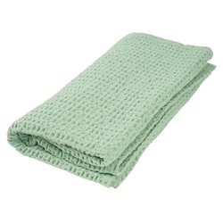 Cotton towel Honey comb, green, 70x140cm, 350g/m2